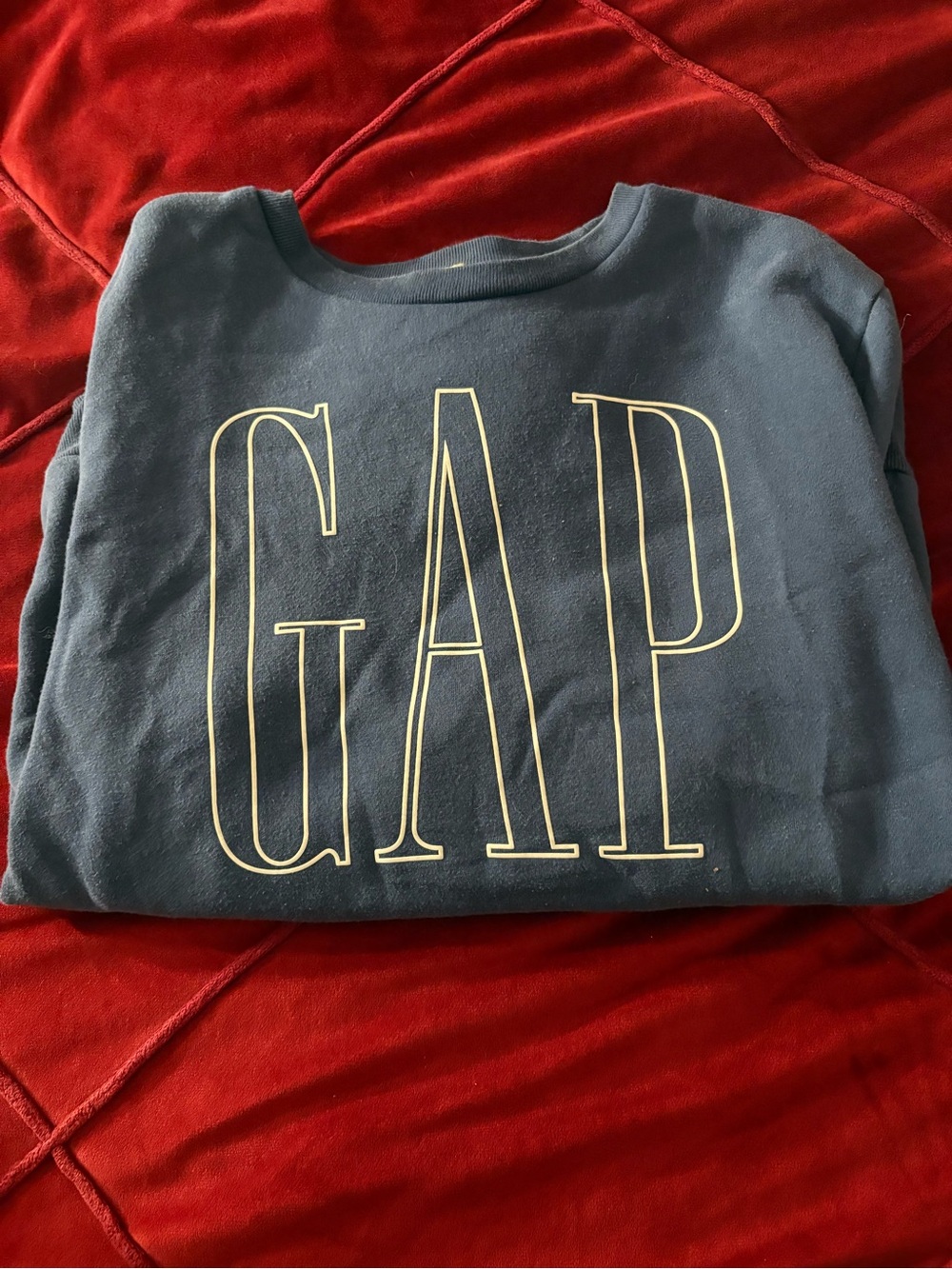 GAP Unisex Navy Logo Sweatshirt